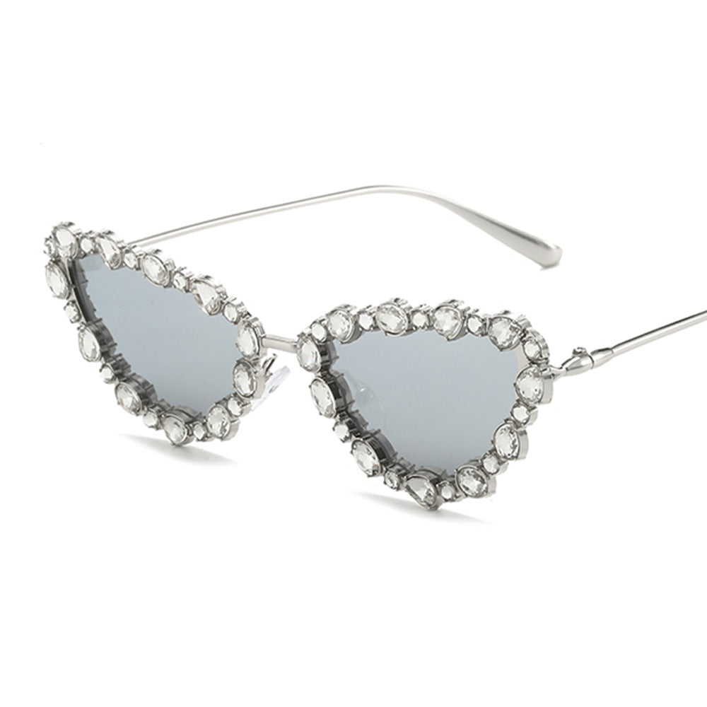 Wholesale Diamond Small Frame PC Sunglasses